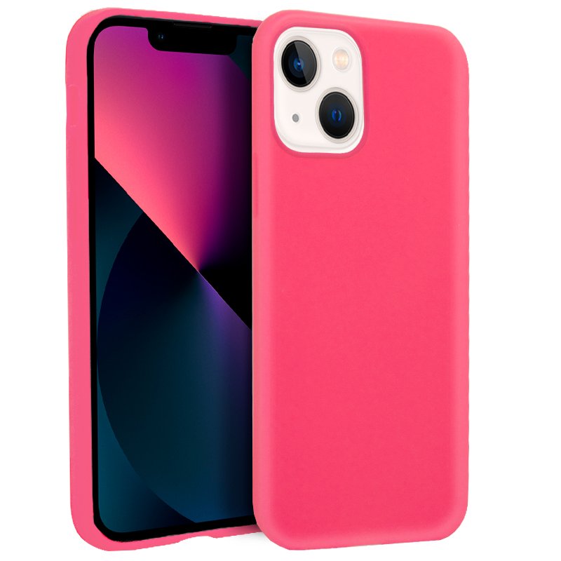 Capa de silicone COOL para iPhone 13 mini (rosa)