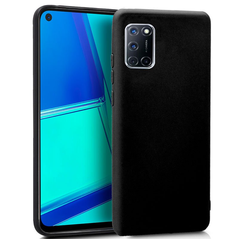 Capa de silicone COOL para Oppo A52 / A72 / A92 (preta)
