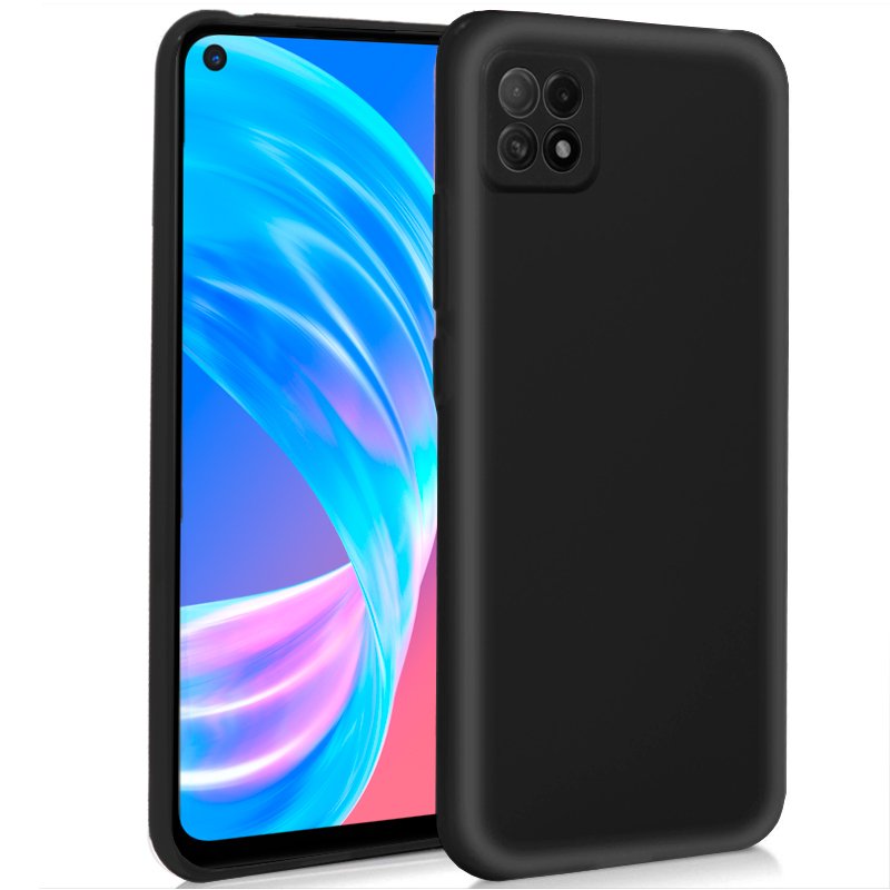 Capa de silicone COOL para Oppo A73 5G (preta)