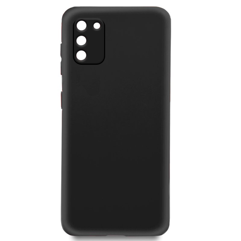 Capa de silicone COOL para Samsung A037 Galaxy A03s (preta)