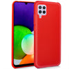 Capa de silicone COOL para Samsung A225 Galaxy A22 4G (vermelha)