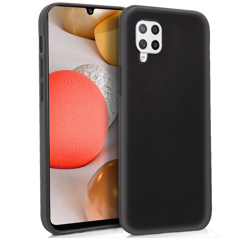 Capa de silicone COOL para Samsung A426 Galaxy A42 5G (preta)