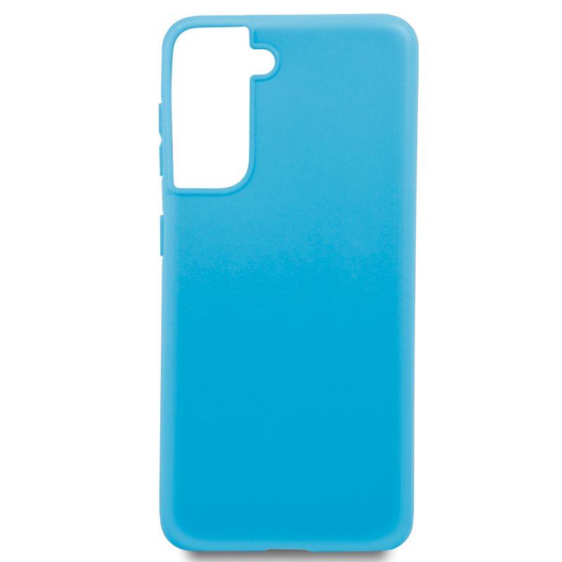 Capa de silicone COOL para Samsung G990 Galaxy S21 (azul claro)