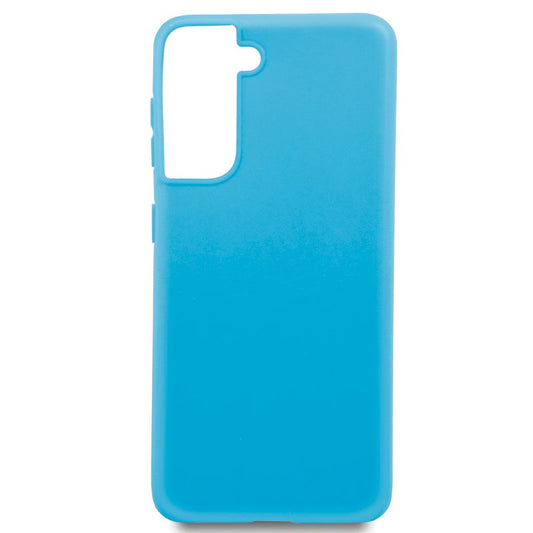 Capa de silicone COOL para Samsung G990 Galaxy S21 (azul claro)