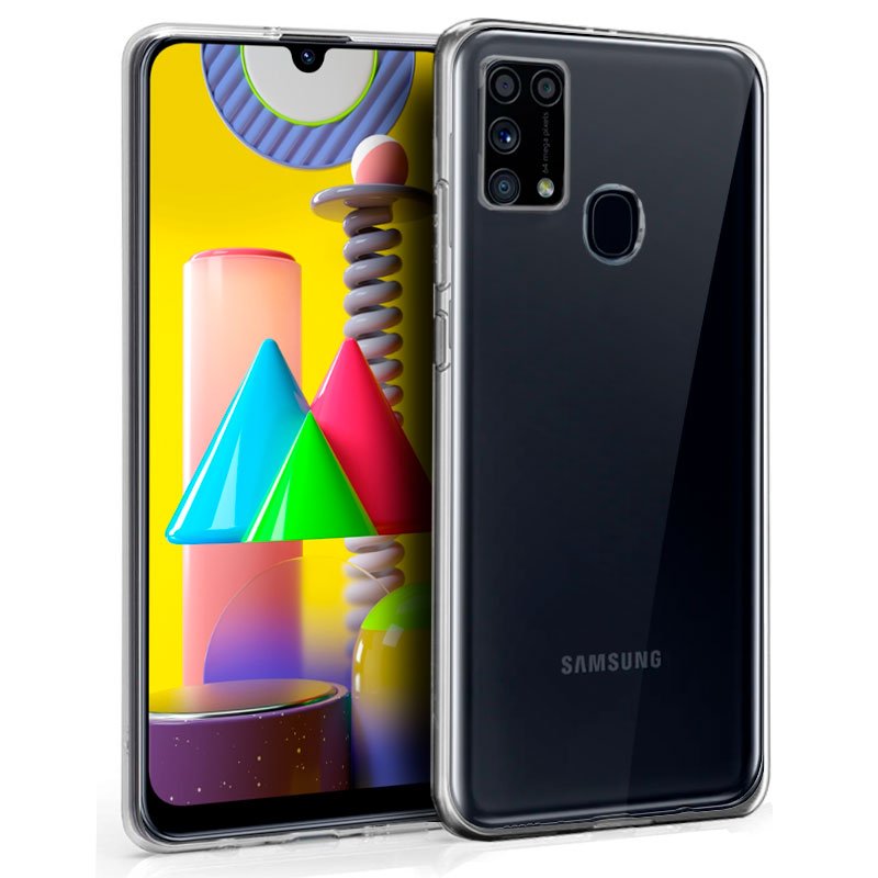 Capa de silicone COOL para Samsung M315 Galaxy M31 (transparente)