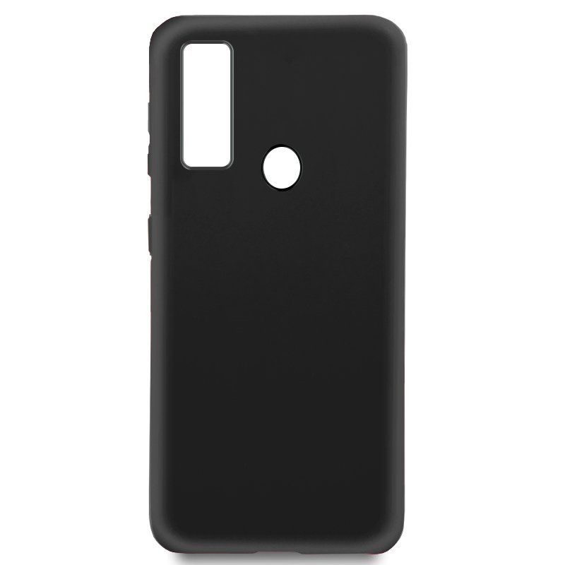 Capa de silicone COOL para TCL 20 SE (preta)
