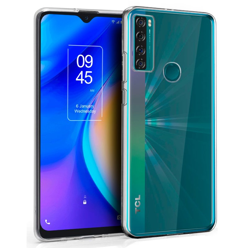 Cobertura de silicone COOL para TCL 20 SE (transparente)