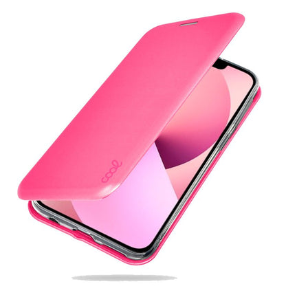 Capa Flip Cover COOL para iPhone 13 Elegance Fúcsia