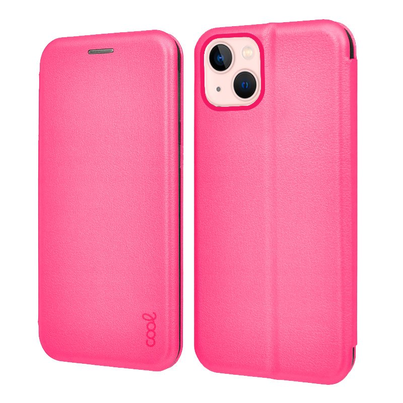 Capa Flip Cover COOL para iPhone 13 Elegance Fúcsia