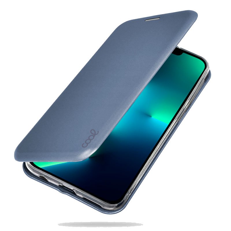 Capa Flip Cover COOL para iPhone 13 Pro Elegance Azul