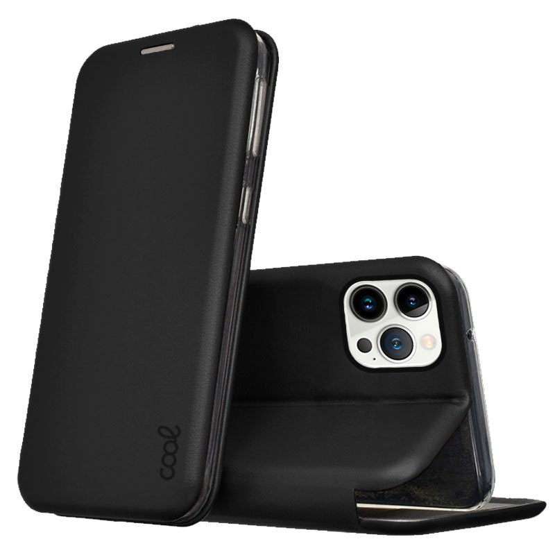 Capa Flip Cover COOL para iPhone 13 Pro Elegance Preto