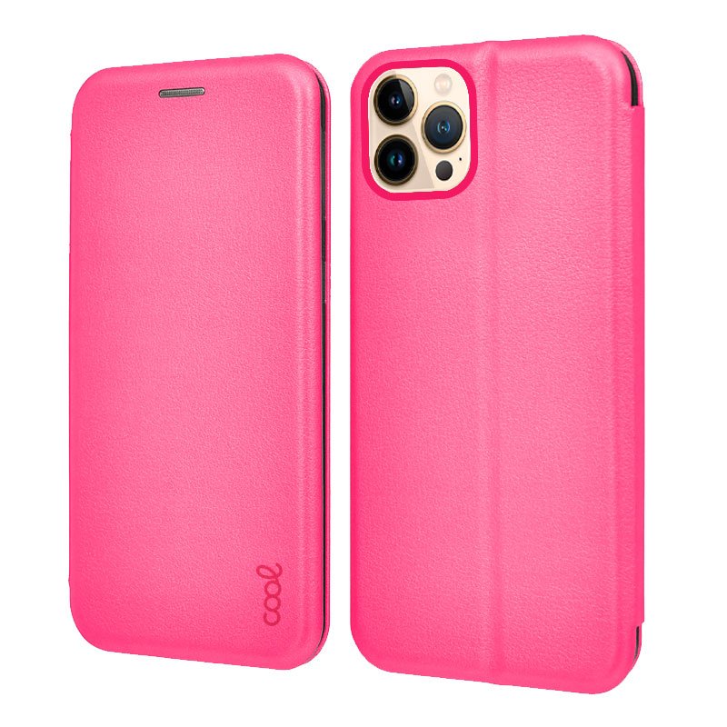 Capa Flip Cover COOL para iPhone 13 Pro Max Elegance Fúcsia