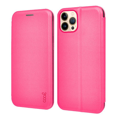 Capa Flip Cover COOL para iPhone 13 Pro Max Elegance Fúcsia
