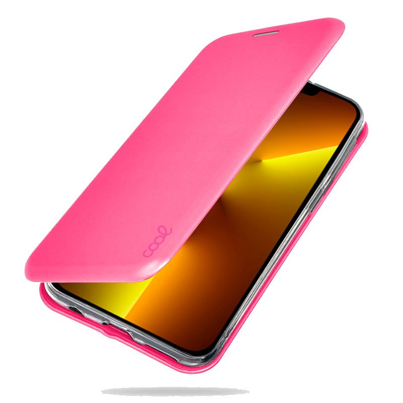 Capa Flip Cover COOL para iPhone 13 Pro Max Elegance Fúcsia
