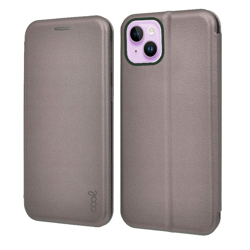 Capa Flip Cover COOL para iPhone 14 Elegance Prata