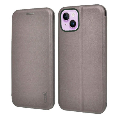Capa Flip Cover COOL para iPhone 14 Elegance Prata