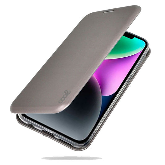 Capa Flip Cover COOL para iPhone 14 Elegance Prata