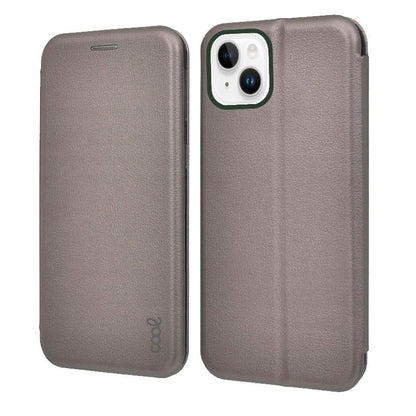 Capa Flip Cover COOL para iPhone 14 Plus Elegance Prata