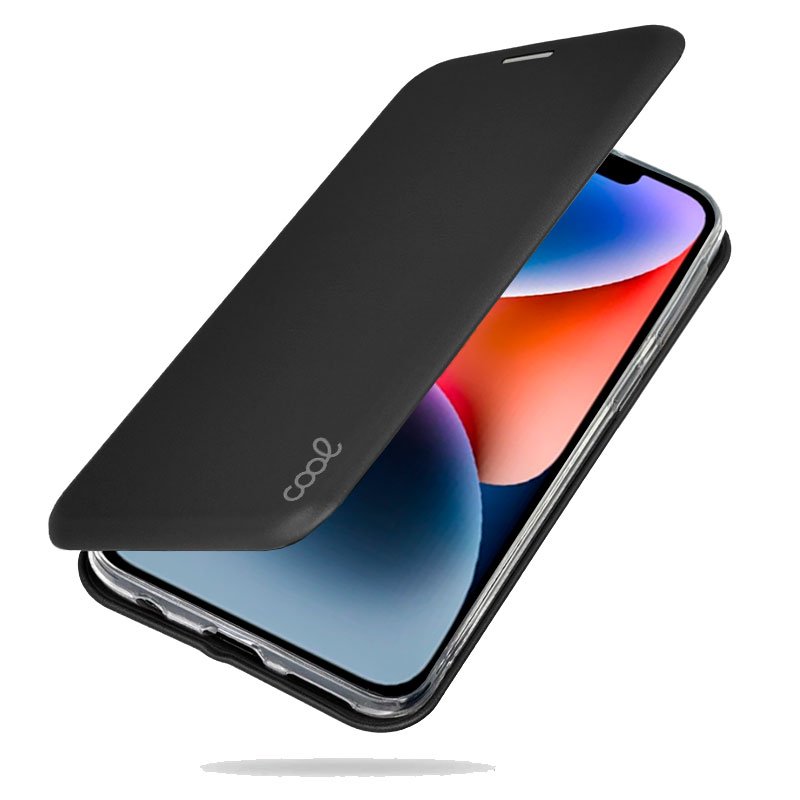 Capa Flip Cover COOL para iPhone 14 Plus Elegance Preto