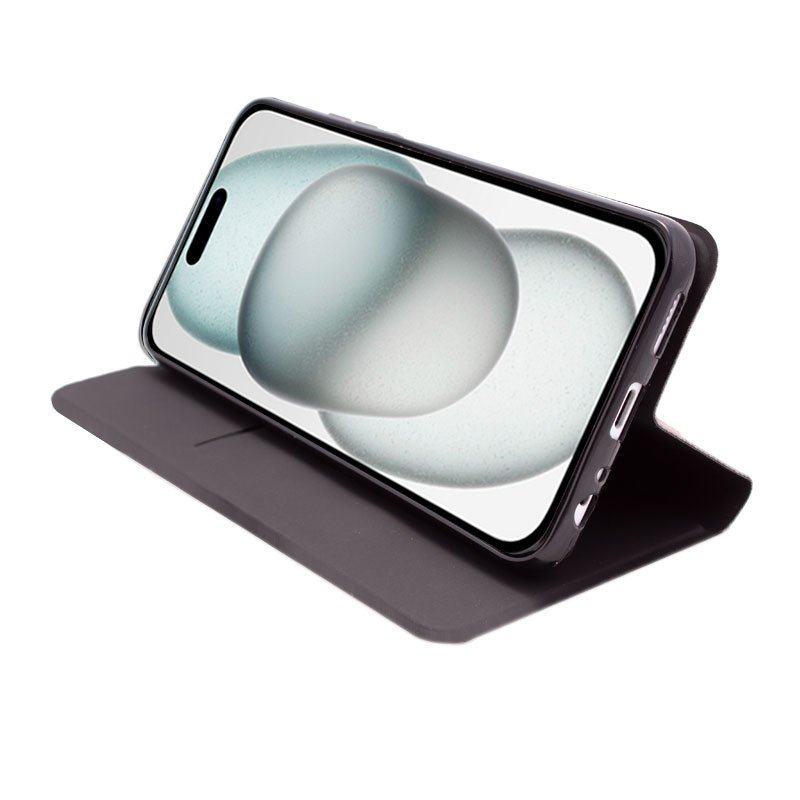 Capa Flip Cover COOL para iPhone 15 Elegance Prata
