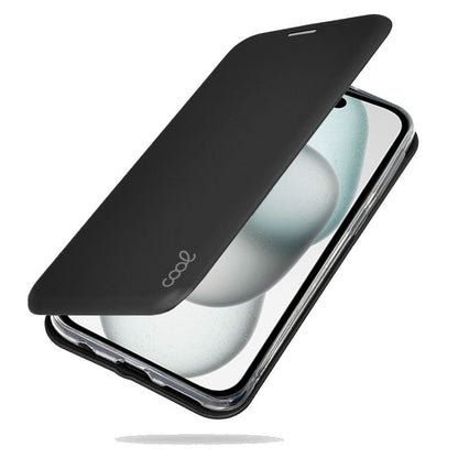 Capa Flip Cover COOL para iPhone 15 Elegance Preto