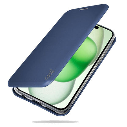 Capa Flip Cover COOL para iPhone 15 Plus Elegance Marinho