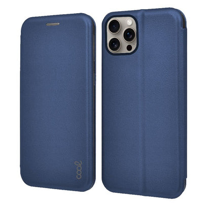 Capa Flip Cover COOL para iPhone 15 Pro Max Elegance Marinho