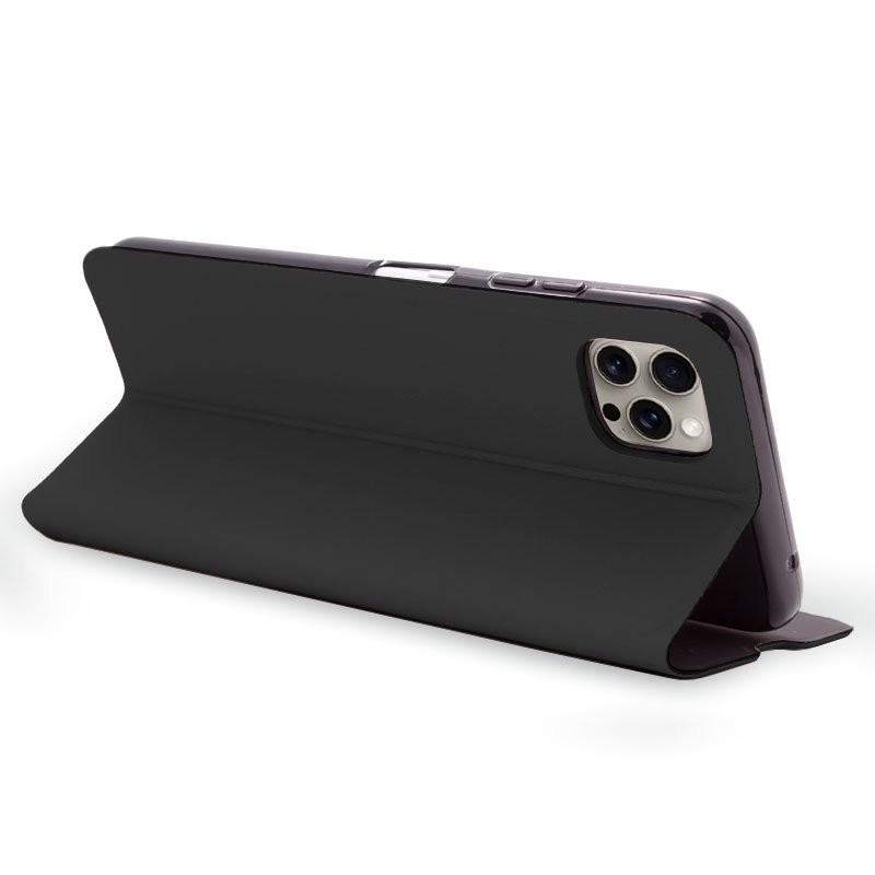 Capa Flip Cover COOL para iPhone 15 Pro Max Elegance Preto