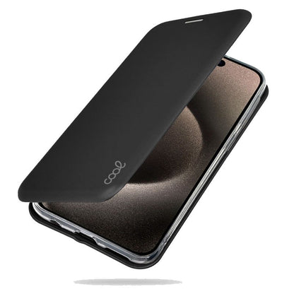 Capa Flip Cover COOL para iPhone 15 Pro Max Elegance Preto