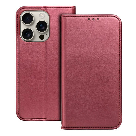 Capa Flip Cover COOL para iPhone 16 Pro Burgundy