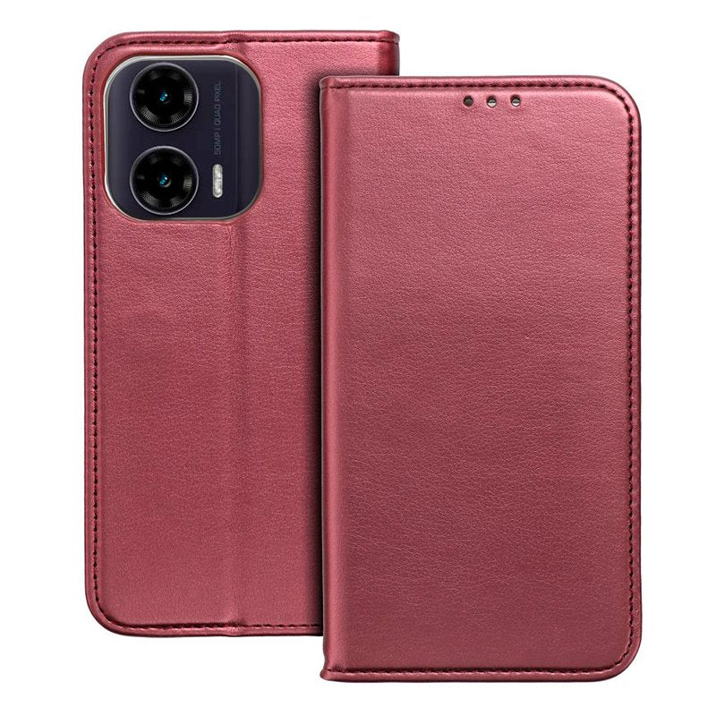 Capa Flip Cover COOL para Motorola Moto G35 5G Burgundy