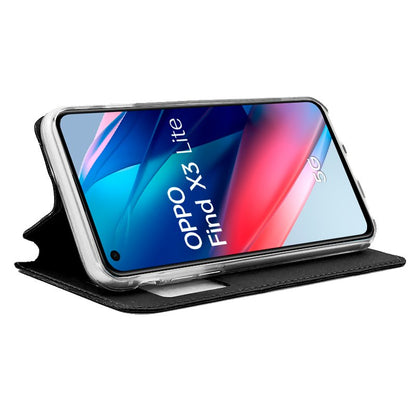 Capa Flip Cover COOL para Oppo Find X3 Lite Preto
