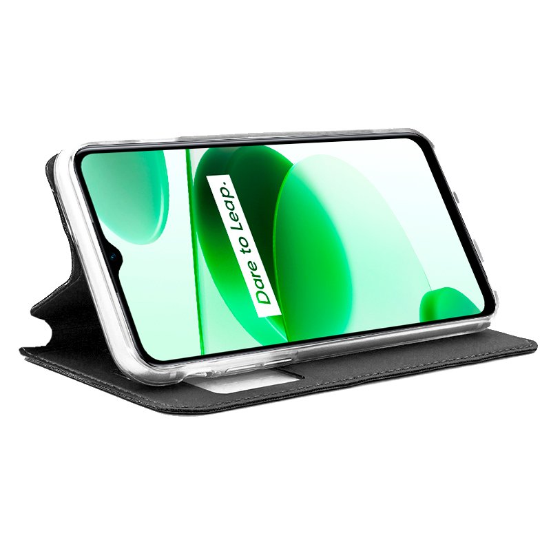Capa Flip Cover COOL para Realme C35 / Narzo 50A Prime Preto