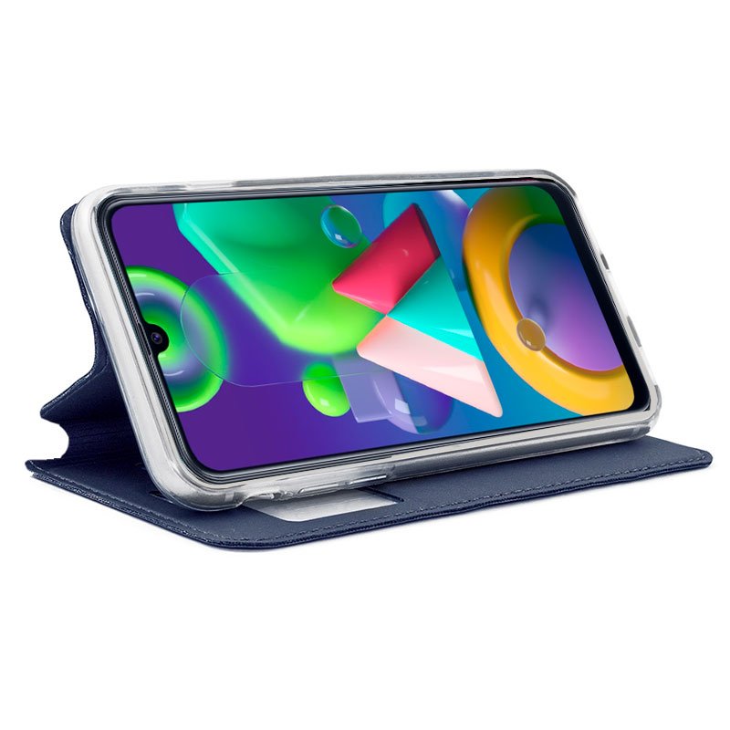 Capa Flip Cover COOL para Samsung M215 Galaxy M21 Azul