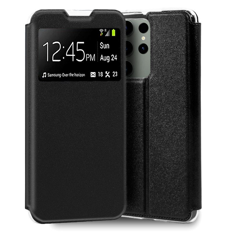 Capa Flip Cover COOL para Samsung S918 Galaxy S23 Ultra Preto