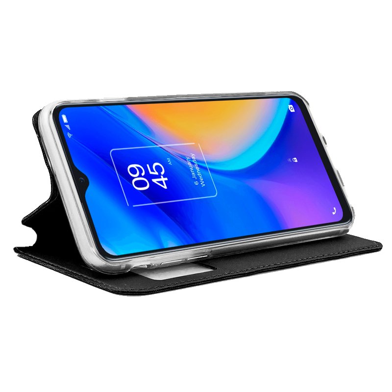 Capa Flip Cover COOL para TCL 20 SE Preto