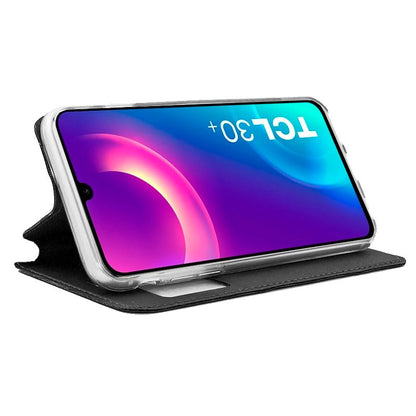 Capa Flip Cover COOL para TCL 30 Plus / 30 / 30 5G Preto