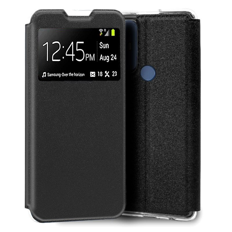 Capa Flip Cover COOL para TCL 30 SE / 30E / 305 / 306 Preto