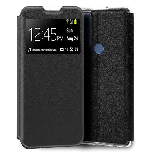 Capa Flip Cover COOL para TCL 30 SE / 30E / 305 / 306 Preto