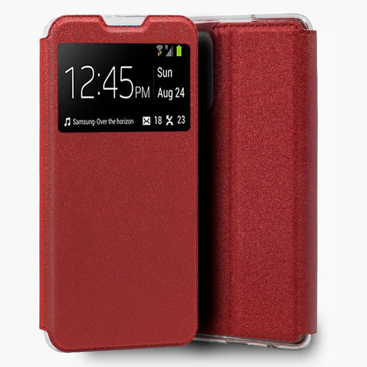 Capa Flip Cover COOL para Xiaomi Redmi Note 10 / Note 10s Vermelho