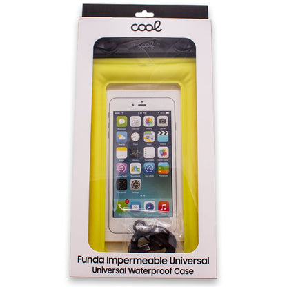 Capa impermeável universal amarela
