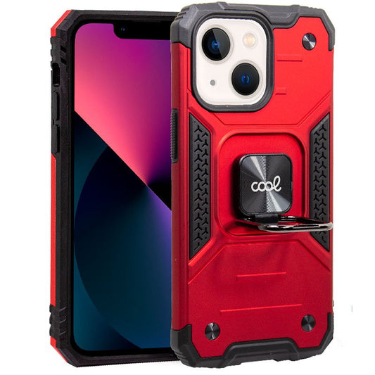 Capa COOL para iPhone 13 mini Hard Ring Vermelho