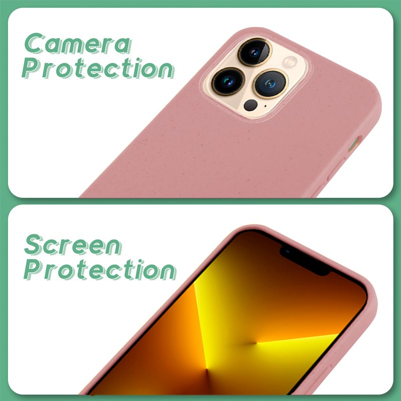 Capa COOL para iPhone 13 Pro Max Eco Biodegradável Rosa