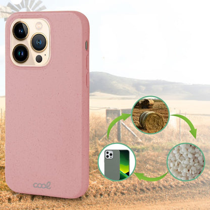 Capa COOL para iPhone 13 Pro Max Eco Biodegradável Rosa