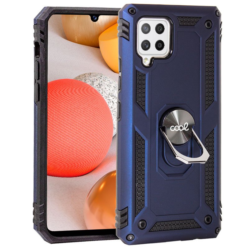 Capa COOL para Samsung A426 Galaxy A42 5G Hard Ring Azul