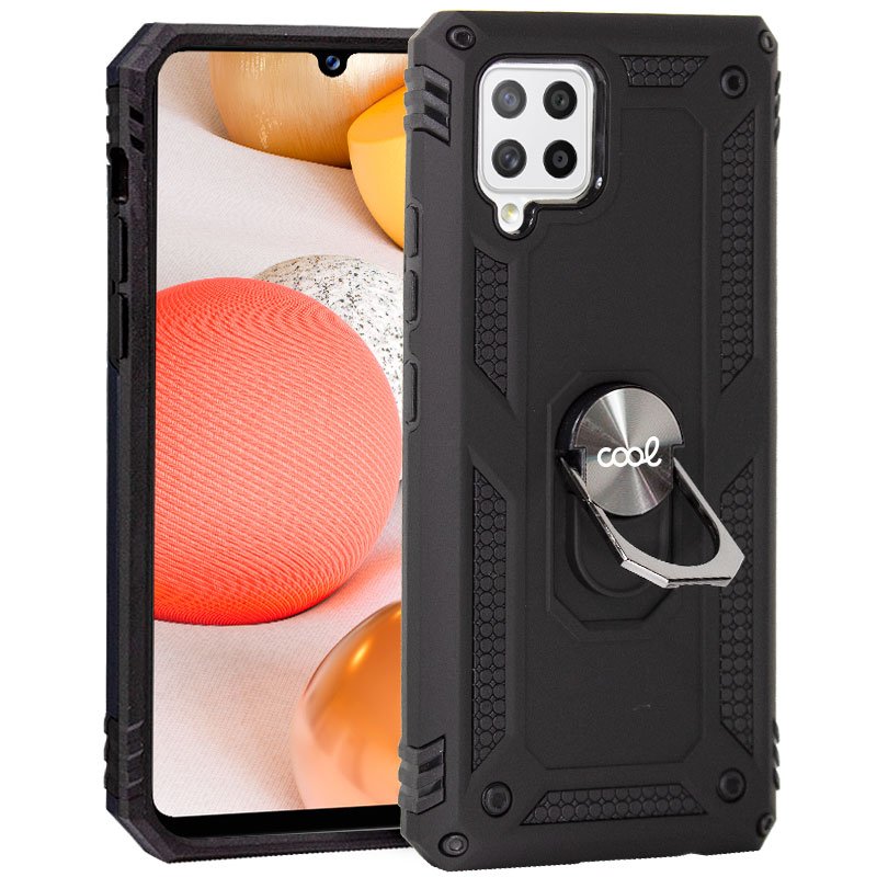 Capa COOL para Samsung A426 Galaxy A42 5G Hard Ring Preto