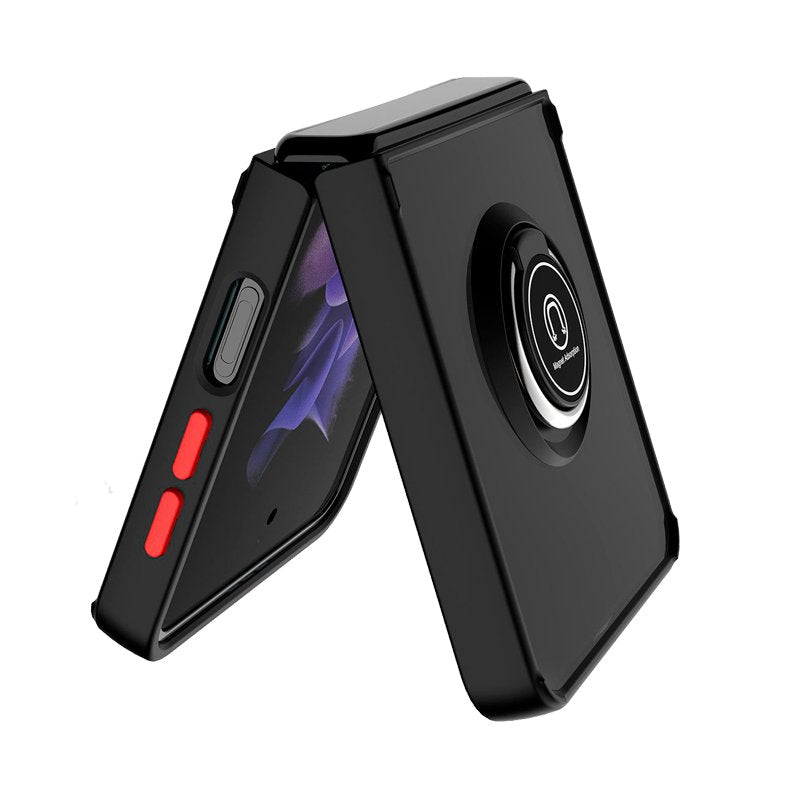 Capa COOL para Samsung F926 Galaxy Z Flip 3 Hard Ring Preto