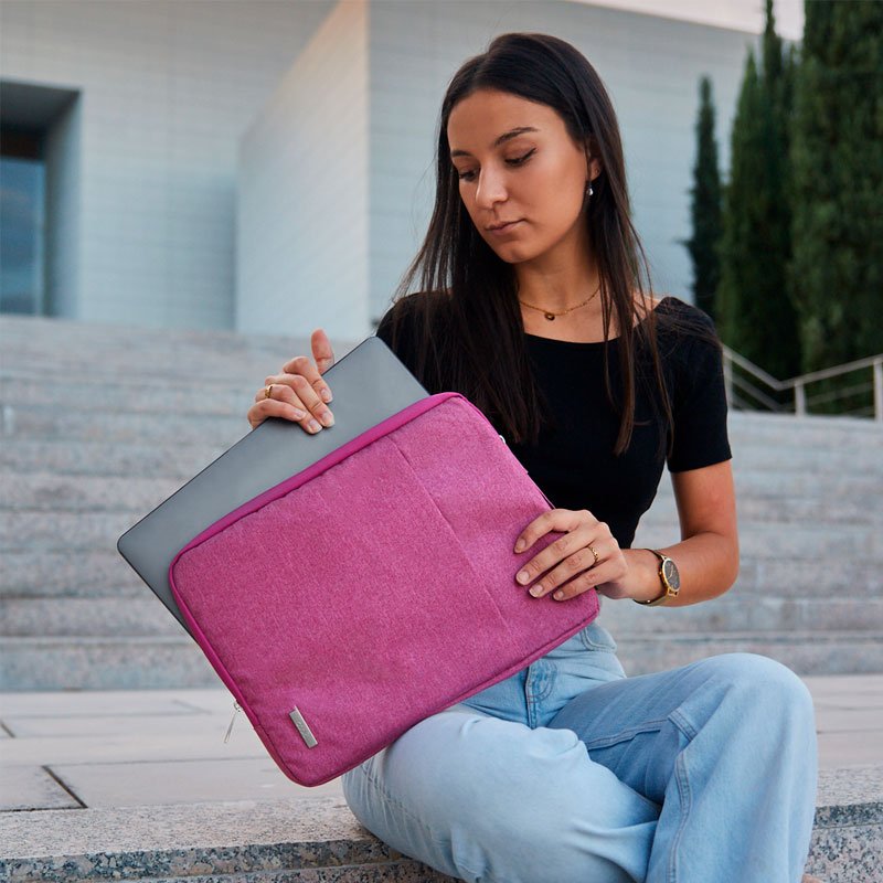 Capa para laptop / tablet 13"-15" COOL Versus Rosa