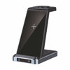 Carregador Base Dock Qi Sem Fio 3 em 1 COOL Preto