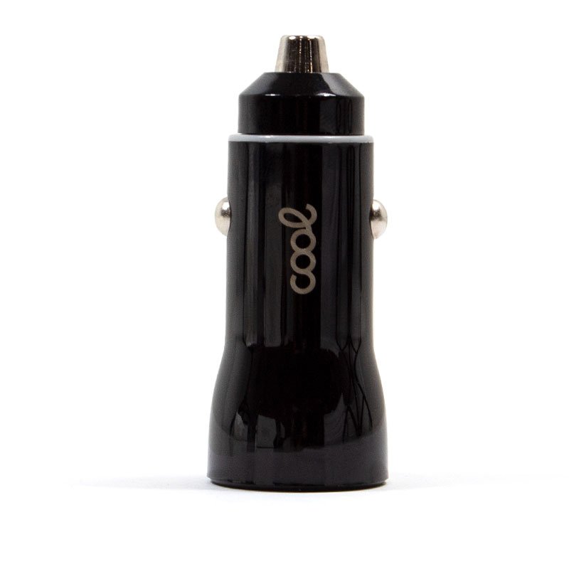 Carregador de carro de entrada USB dupla universal COOL preto 2,4 amp